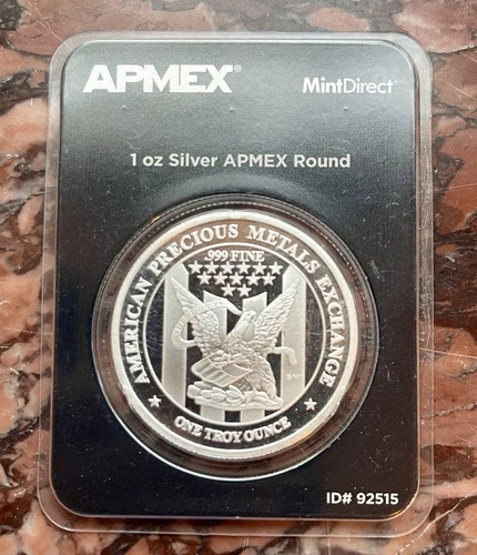 USA | 1 oz Silver BULLION ROUND COIN AMERICAN PRECIOUS METALS EXCHANGE (3)