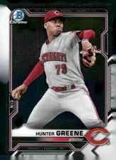 2021 Bowman Chrome #BCP-175 Hunter Greene Prospects