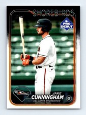 #PD-14 2024 Topps Pro Debut  Jake Cunningham Shorebirds