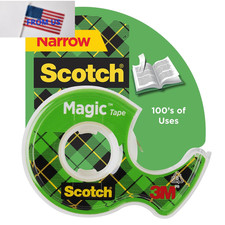 Scotch Magic Tape, Invisible, Engineered for Repairing 1/2 x Pack of 1, Clear