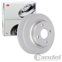2X NK Bremsscheiben 253Mm Voll Hinten Passend FÜR Ford Fiesta | 3125112