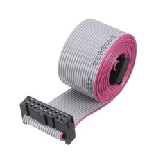 IDC Wire Flat Ribbon Cable FC/FC Connector A-type 18 Pins 2.54mm Pitch 1m Long