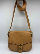 Pre-Owned Coach Tan Leather Shoulder Bag Shoulder Bag