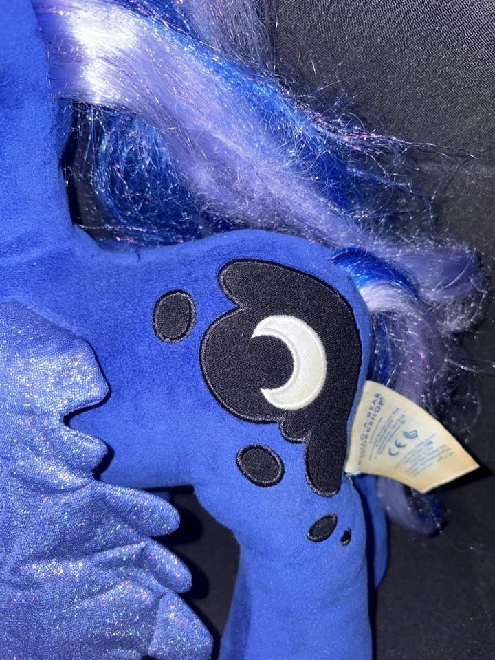 Muñeca de peluche retirada Build A Bear Princesa Luna "Selena" Unicornio My Little Pony Foto 4 de 4