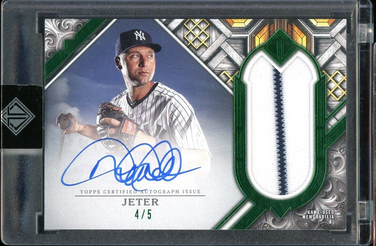 Derek Jeter Baseball Sports Trading Cards & Accessories