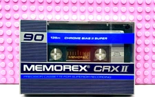 MEMOREX  CRX  II  90  1987  EUROPE  TYPE II   BLANK CASSETTE TAPE (1)   (SEALED)