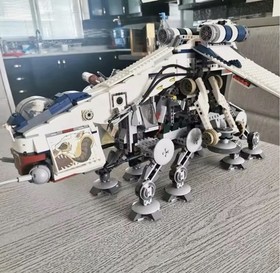 Star Wars Dropship with AT-OT Walker Lego Replica #10195 with minifigures