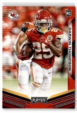 2019 Panini Playoff Darwin Thompson RC #281 Kansas City Chiefs