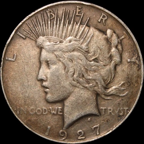 1927-D Peace Dollar VF