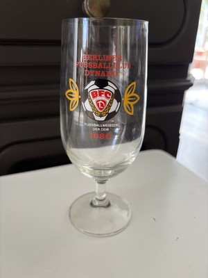 Bierglas Fußball BFC Dynamo Berlin DDR Oberliga Meister 1980