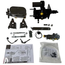 New Complete Hydro-boost Power Brake Kit Black 1964-1972 Gm A-body Discdrum