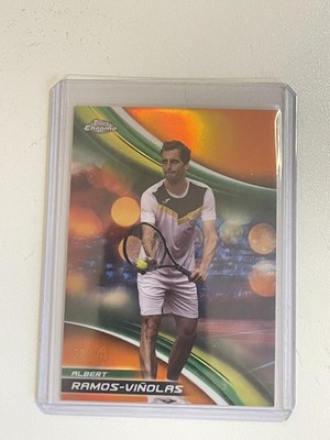 2025 Topps Chrome Albert Ramos-Vinolas Orange Refractor /25