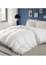 Serta All Season European Down Comforter Queen Size,100 Cotton