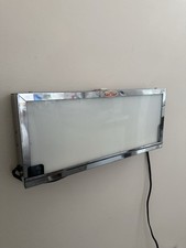 STAR XRAY VIEWER 15.5 x 6.5 x 2.5 CHROME FRAME PLEXI DCREEN- USED