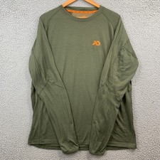 Capa Base First Lite Aerowool Wick Ultraligera 150 Manga Larga Para Hombre 2XL Verde