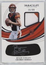 2019 Panini Immaculate Rookie Eye Black Jersey 16/99 Ryan Finley Auto 0q0m
