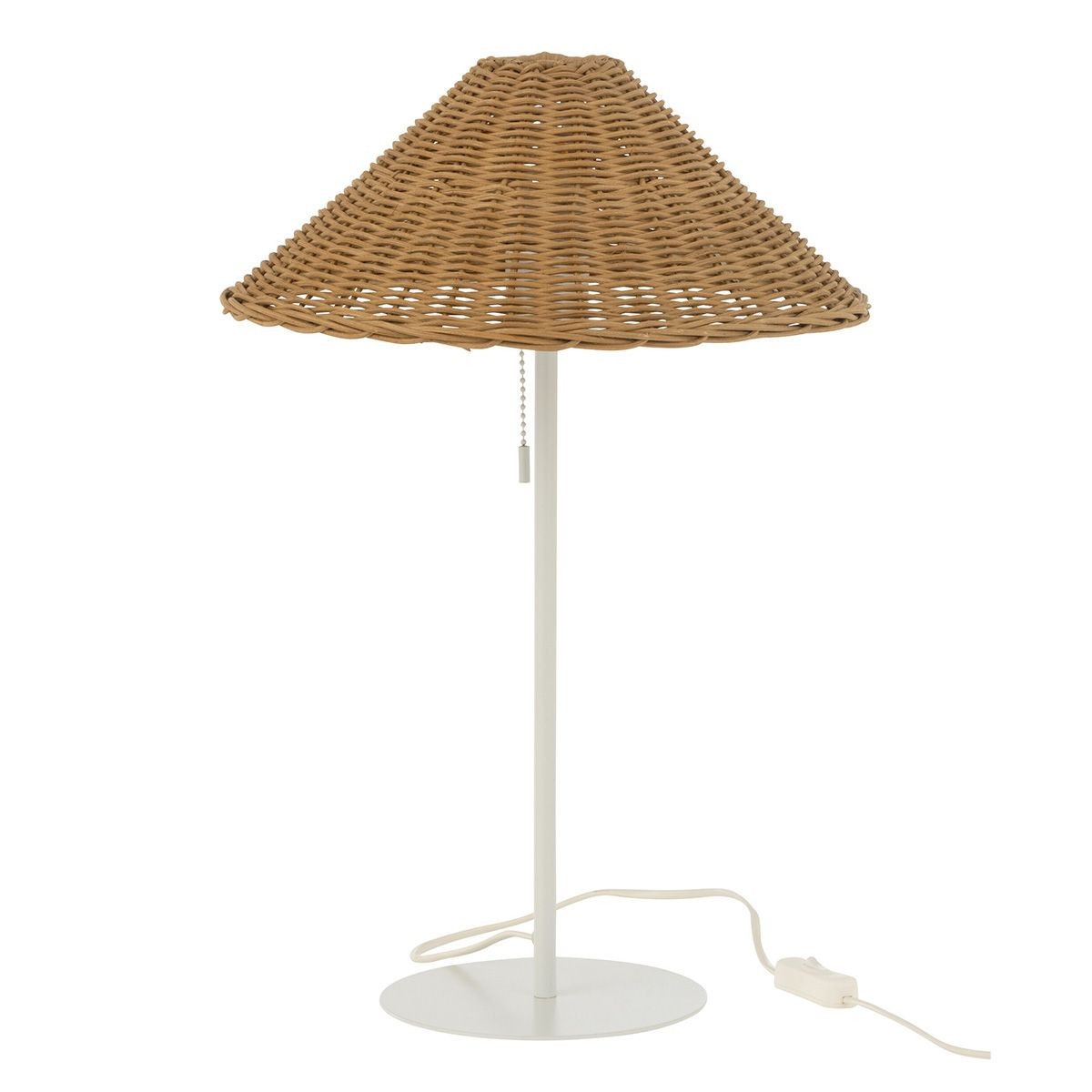 Lampe en rotin Preston pour une ambiance bohème chic dans le salon