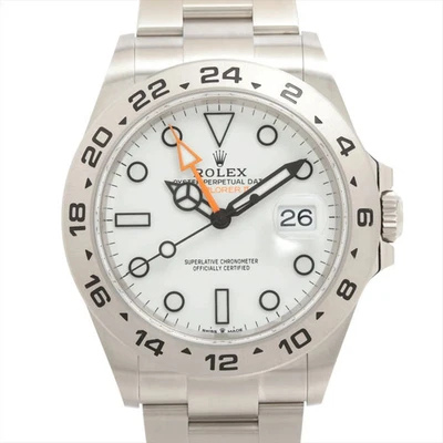 Rolex Explorer II 226570 SS SS AT white dial - Image 1 of 4