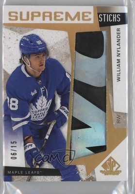 2023-24 Upper Deck SP Game Used Supreme Sticks 6/15 William Nylander #SP-WN 2o7