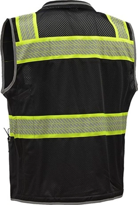 GSS Safety Ripstop High Visibility Onyx Surveyor's Vest #1513 - Size 5X image 2
