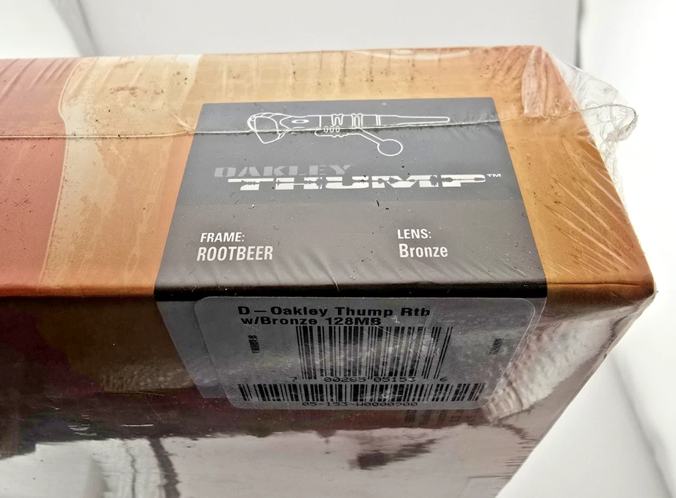 **Sellado de fábrica** Oakley Thump 128 MB Rootbeer con bronce - ¡Muy raro! ¡GRIAL! Foto 4 de 4