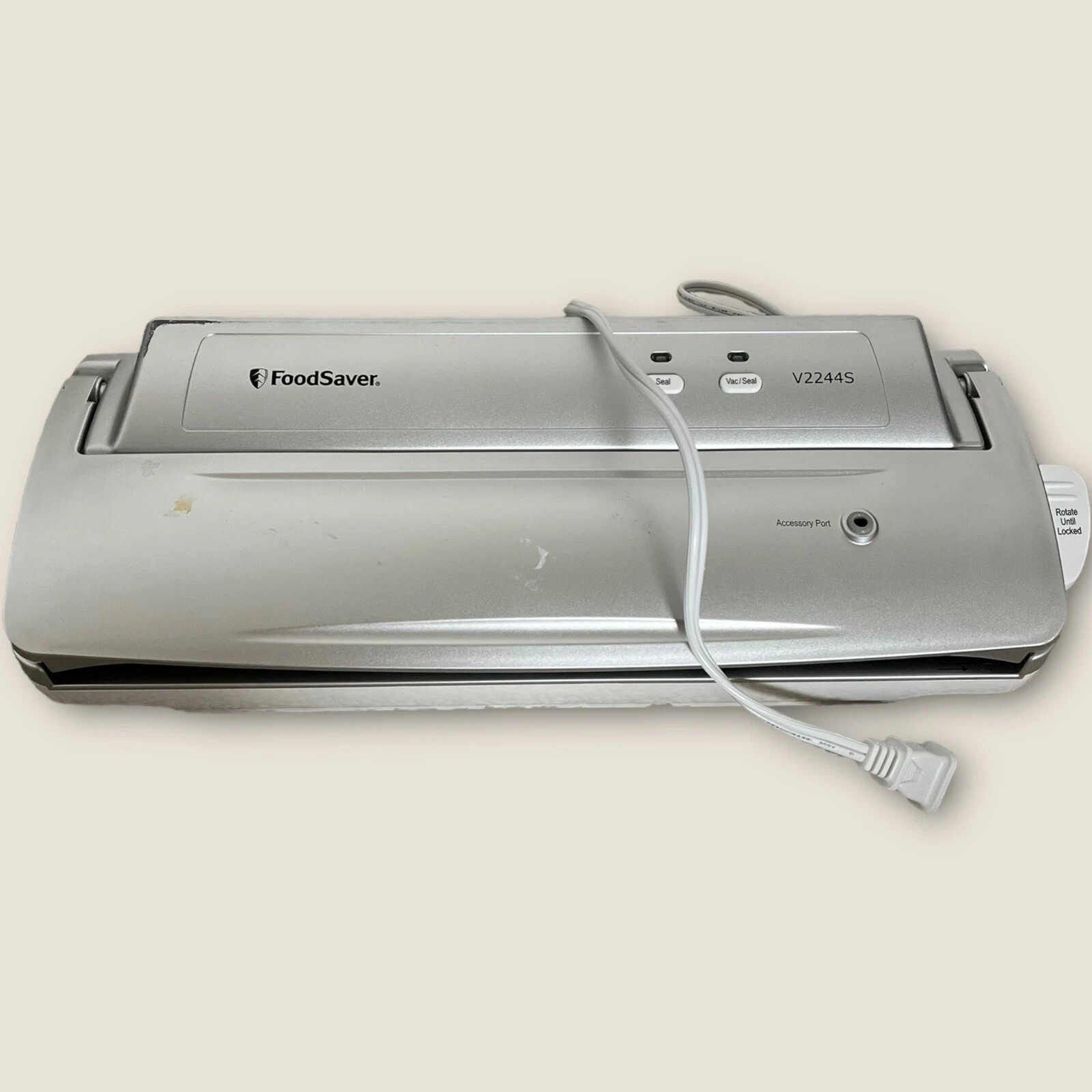 Foodsaver V2244S Seal Vac Seal PARTS NOT WORKING AS IS.