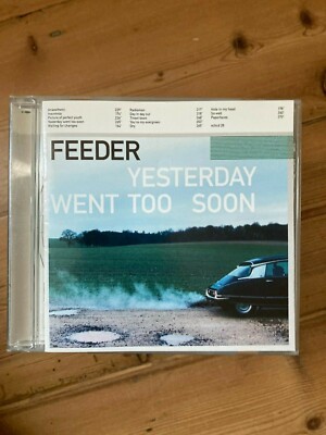 Feeder Yesterday Went Too Soon 1999 Alt Rock Indie CD