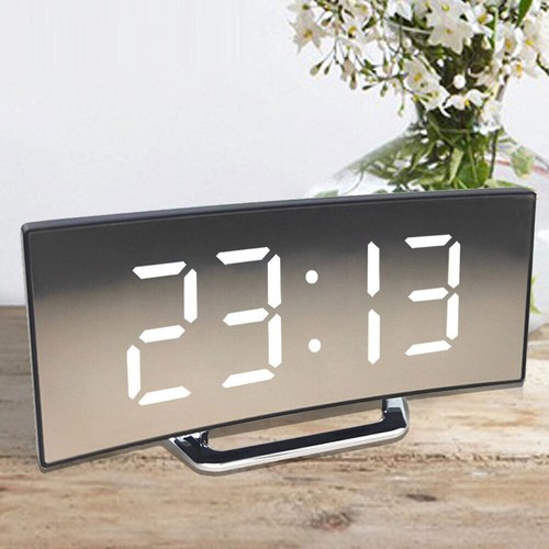 Bedside Digital Clock LED Display Desk Table Time Temperature Alarm Modern Decor - Picture 12 of 12