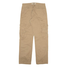 Pantaloni Cargo Uomo WRANGLER Beige Regolari Dritti W30 L32