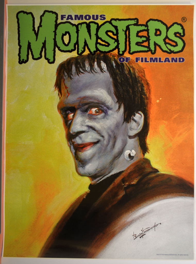 Famous Monsters of Filmland POSTER - HERMAN MUNSTER Gogos Cover