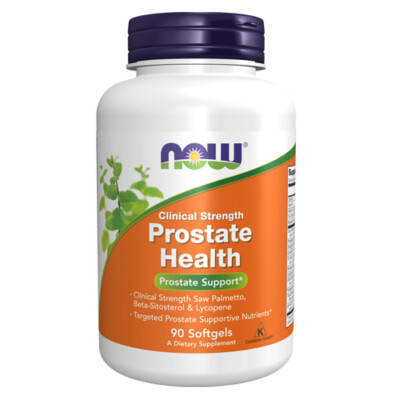 Prostate Health Clinical Strength  90 Softgels By Now Foods