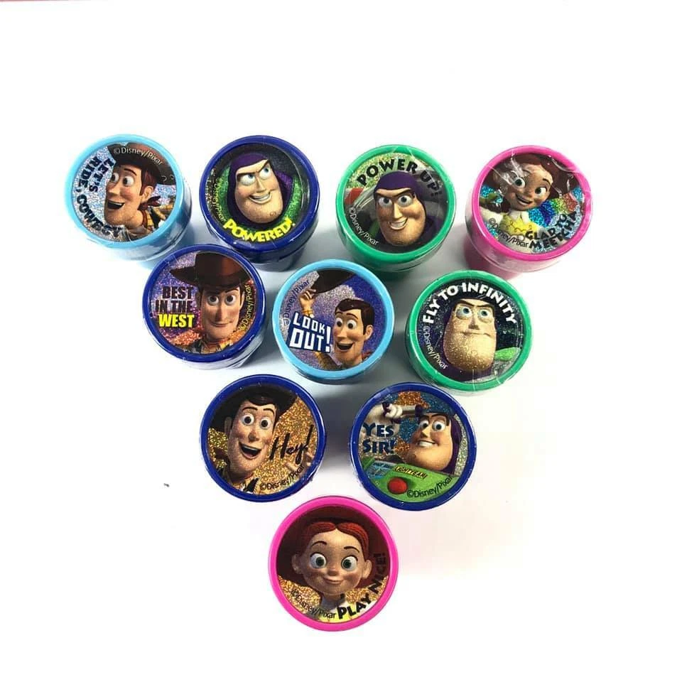 Estampillas de tinta de Toy Story de Disney regalos de fiesta de cumpleaños bolsa de regalo estampillas de relleno Foto 2 de 4