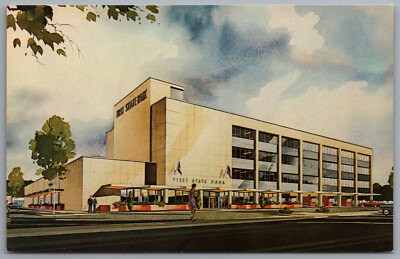 #ad Abilene TX First State Bank Rendering South 4th St c1960 Postcard $6.99