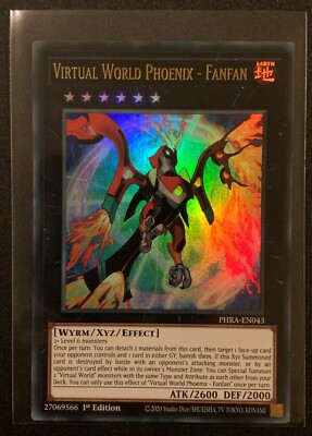 Virtuelle Welt Phönix - Fanfan | PHRA-DE043 | Ultra Rare | 1. Auflage | YuGiOh