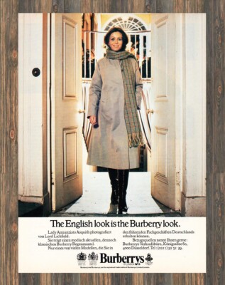 Burberry - Burberrys of London - Reklame Werbeanzeige Original-Werbung 1976 (6)