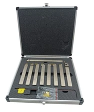 9PC 1/2" Shank Indexable Carbide Lathe Turning Insert Tool Holder Bit Se suit US