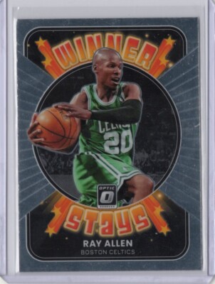 2021-22 Panini Donruss Optic Winner Stays Silver Holo Prizm #5 Ray Allen