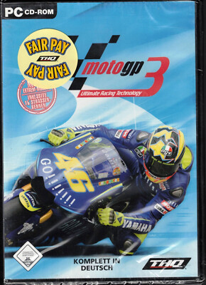 Moto GP: Ultimate Racing Technology 3 [Fair Pay] [PC Game] Neu + OVP 2005