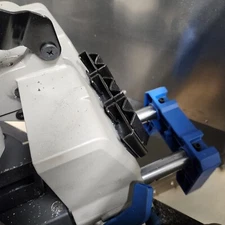 V block Holder for Evolution S355MCS: Mitering Chop Saw With 14 In Blade 