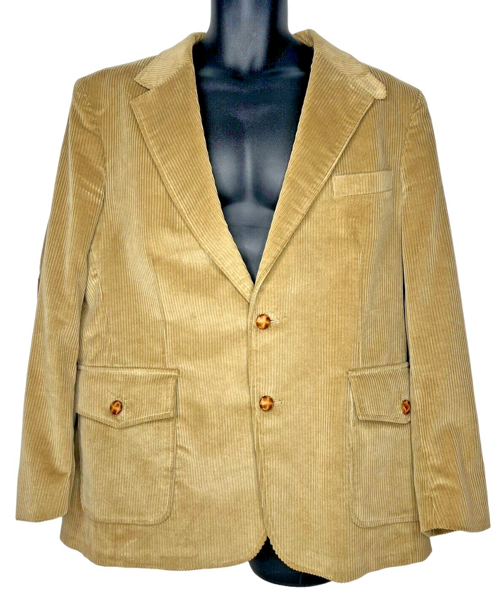 VTG Panatela Sportswear Levis Corduroy Elbow Patch Blazer Sport