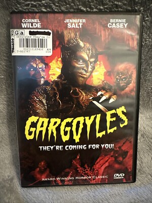 Gargoyles (Horror, TV Movie, Fantasy, 1972 DVD) Cornel Wilde W/ Insert.