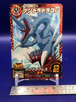 Tundra Dragon Toriko Itadaki Master Monster Card T4-42 Bandai