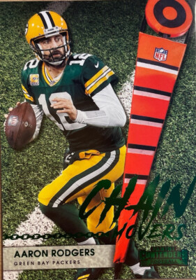 2021 Contenders Aaron Rodgers Chain Movers #CM-ARO Emerald Green Parallel