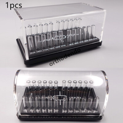 Dental Orthodontic Arch Wire Super Wires Organizer Storage Box Round Rectangular