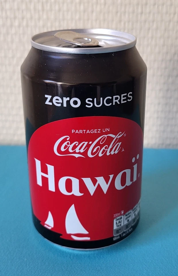 COCA COLA light CANETTE VIDE 33CL - VILLE HAWAI - 2017 - Photo 1/1