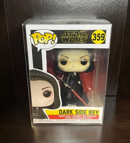Funko Pop! #359 Star Wars - Dark Side Rey Vinyl Bobble-Head w/ Protector