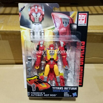 B Transformers Titanen Return Firedrive & Autobot Hot Rod Headmasters B4