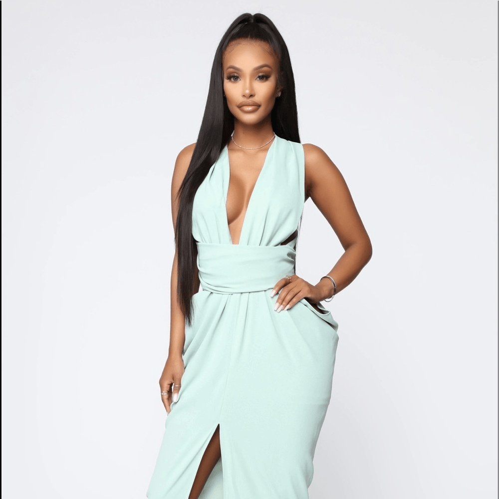 Fashion Nova Pose From Different Angles Maxi Dress | eBay