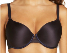 Chantelle 32DDD Custom Fit C Jolie Memory Foam T-Shirt Bra NWOT 13B6 Ink