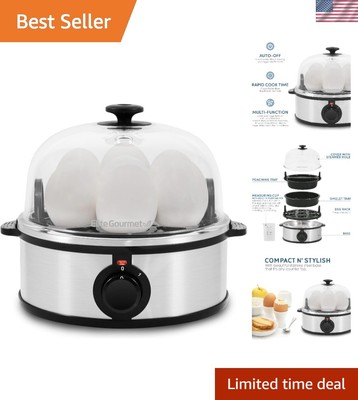 Effortless 7-Egg Boiling and Omelet Maker - Convenient Meal Prep Essential